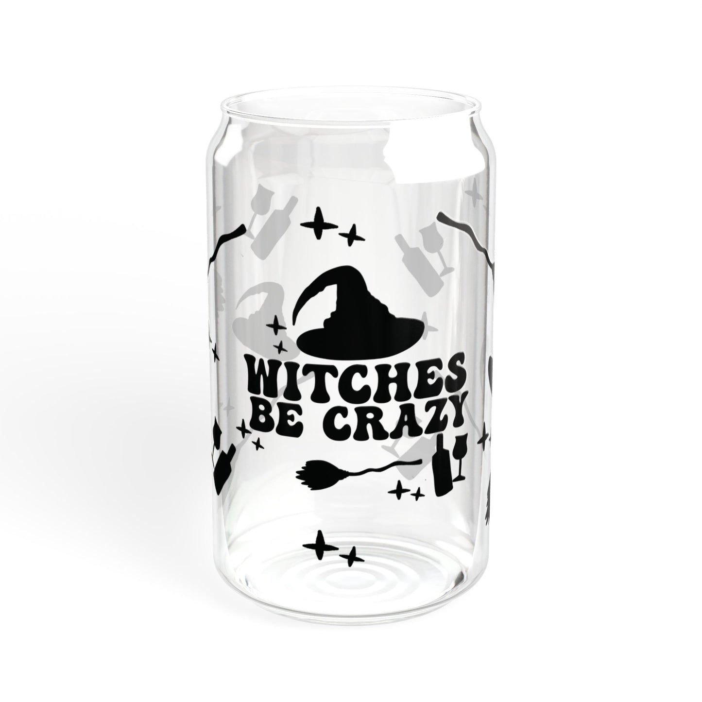 Witches Be Crazy Sipper Glass, 16oz