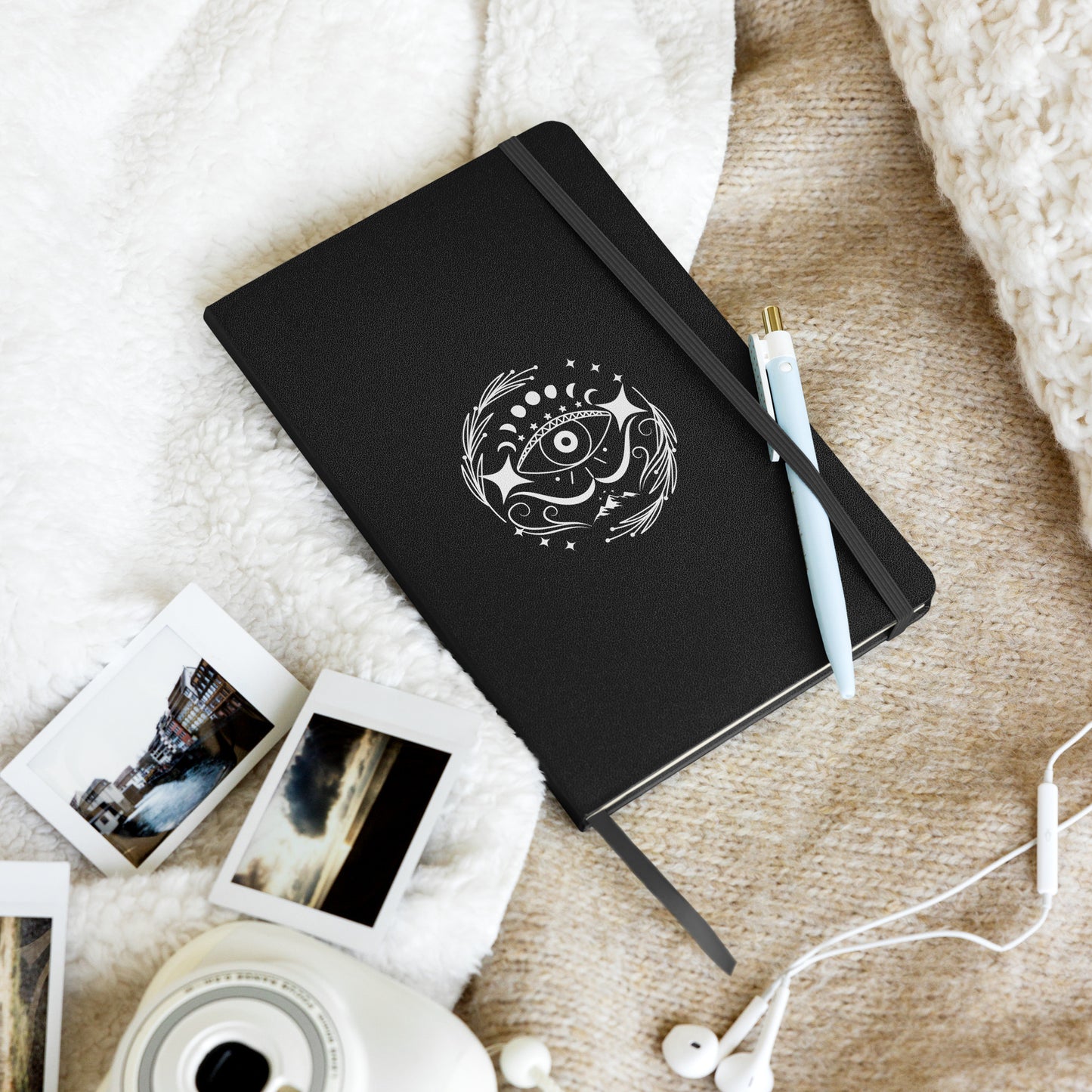 Hand Tattoo Hardcover bound notebook