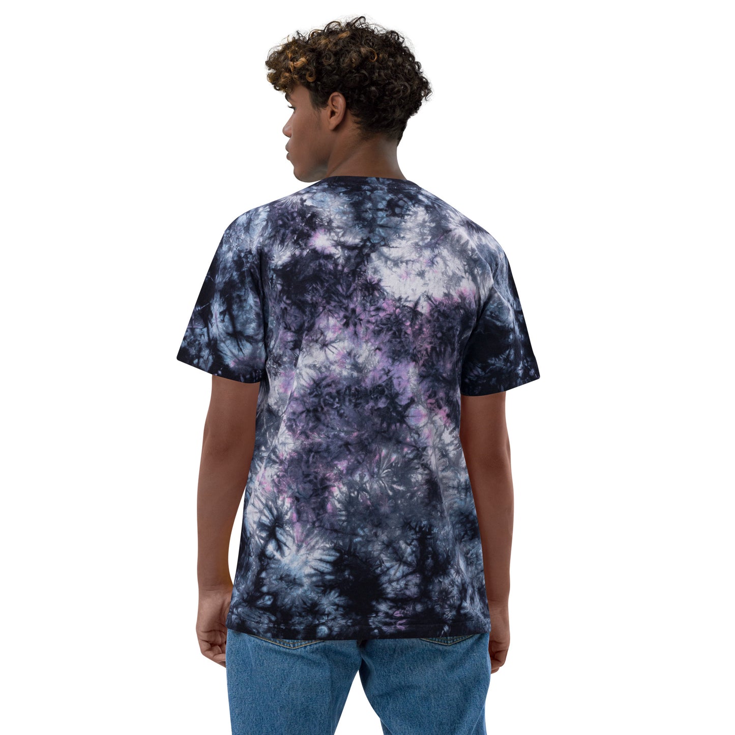 Reading is My Therapy Oversized tie-dye t-shirt