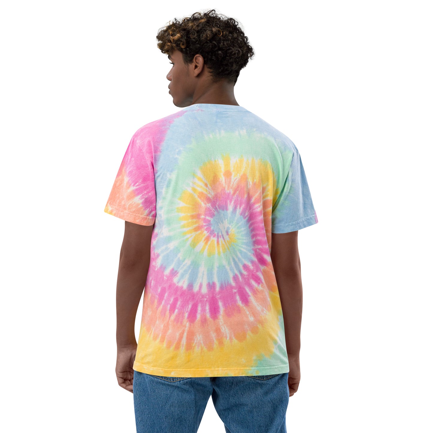 Reading is My Therapy Oversized tie-dye t-shirt